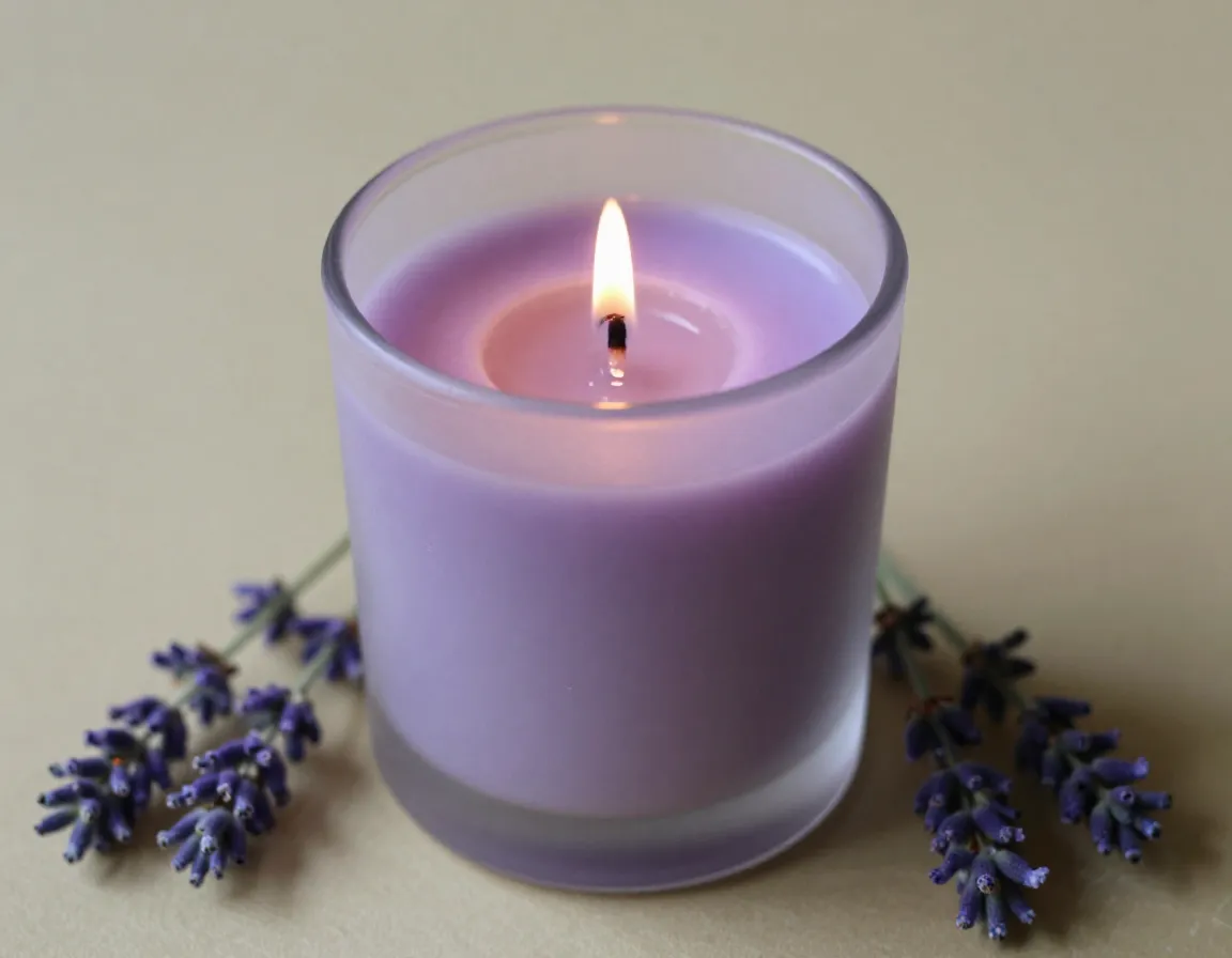 Vela aromática de lavanda