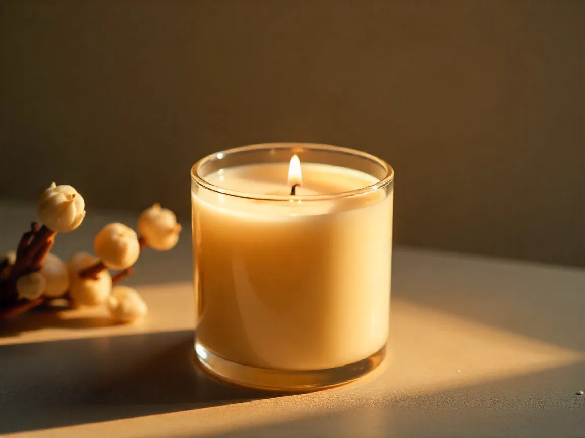 Vela aromática de vainilla